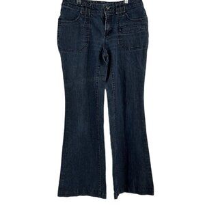 The Limited Ladies Size 4R Blue Jeans Cotton Blend Zipper Fly Bootcut